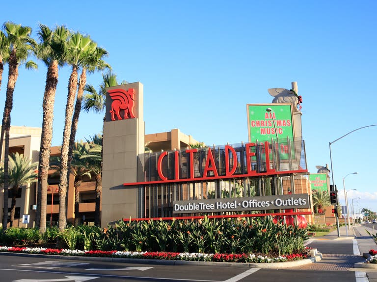 Citadel Outlet Mall Entrance Sign