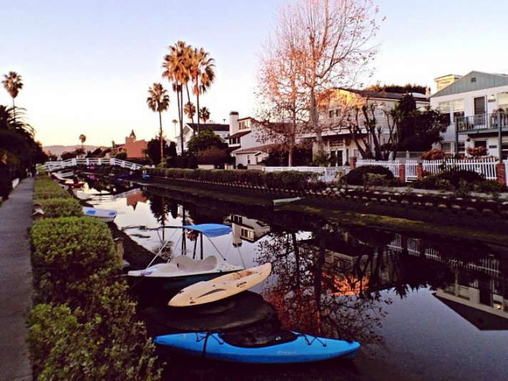 Residencias en los canales de Venice