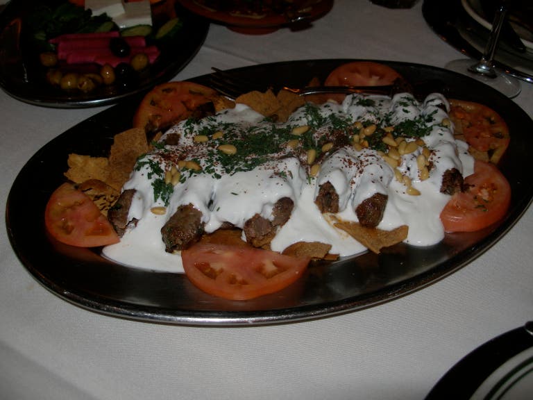 Yogurt kebab at Carousel Restaurant - Hollywood